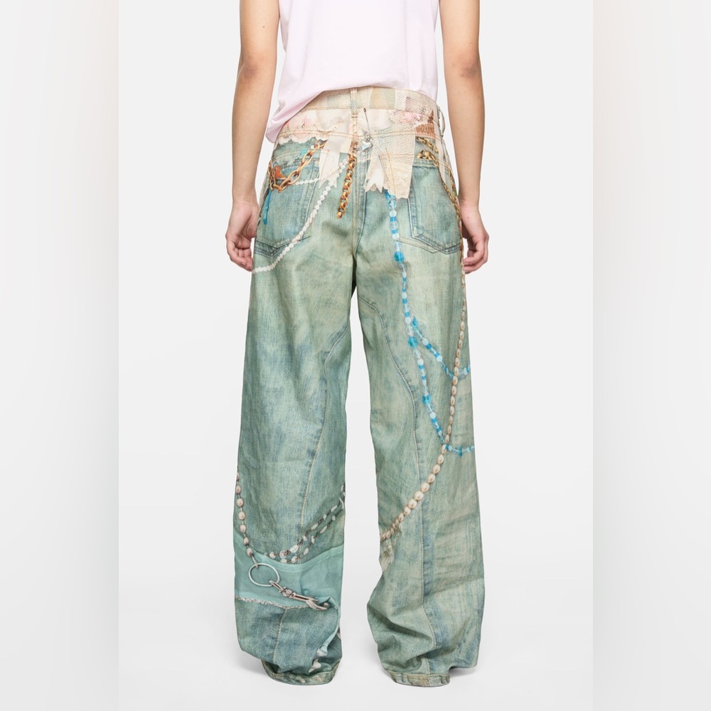 Acne studios Pearl and Lace  Loose fit jeans size medium - Picture 8 of 13